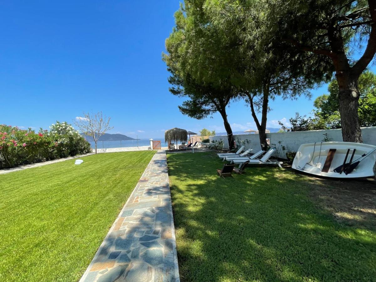 Pampas Seafront Villa, 6 Bedrooms, North Evvoia Kanatádhika Eksteriør bilde