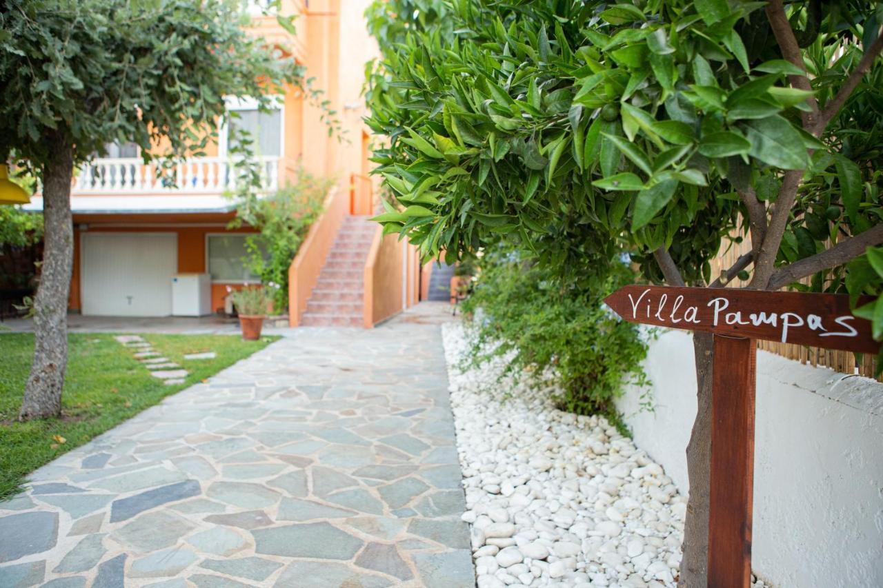 Pampas Seafront Villa, 6 Bedrooms, North Evvoia Kanatádhika Eksteriør bilde