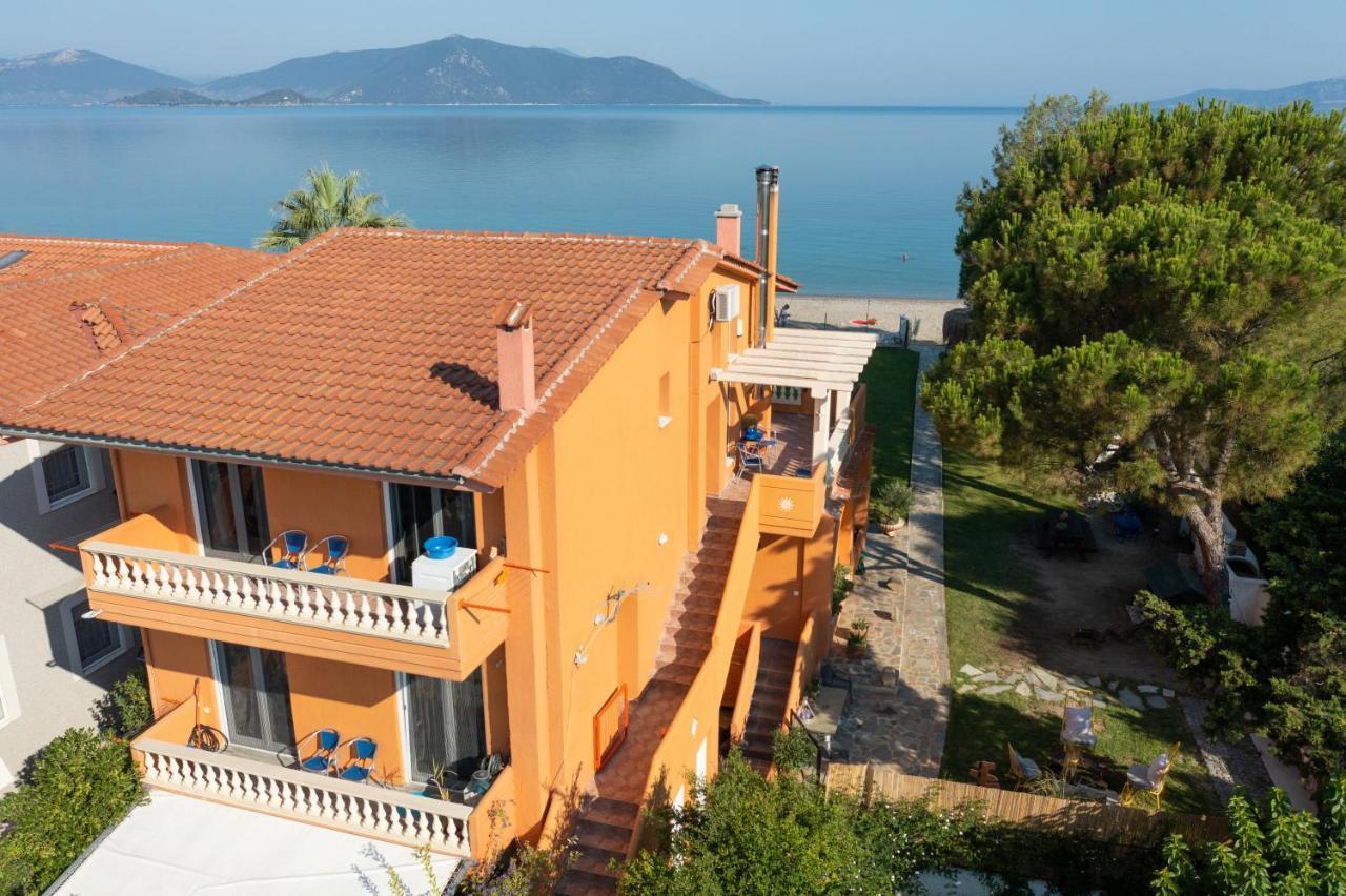 Pampas Seafront Villa, 6 Bedrooms, North Evvoia Kanatádhika Eksteriør bilde