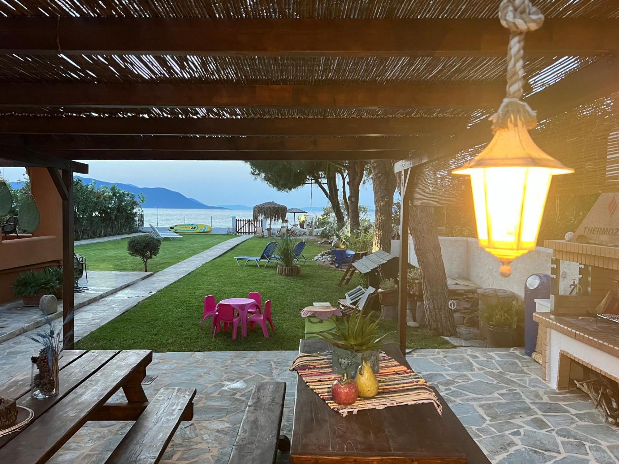 Pampas Seafront Villa, 6 Bedrooms, North Evvoia Kanatádhika Eksteriør bilde